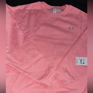 ALO accolade crewneck in pink